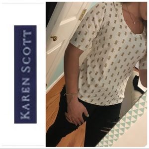 Karen Scott shirt size small
